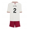 Arsenal William Saliba #2 Tredje Tröja Barn 2025-26 Kortärmad (+ Korta byxor)